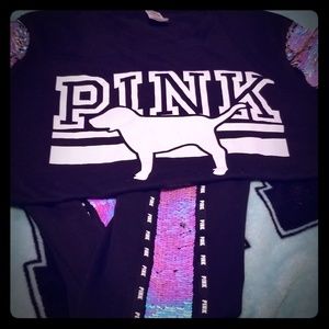 Vs pink sequin